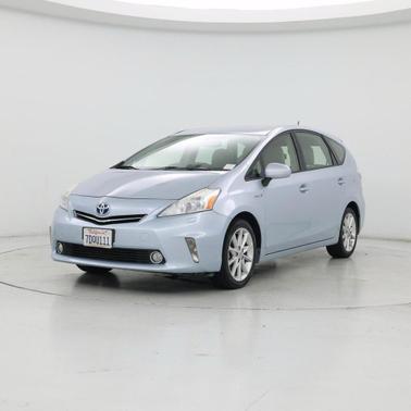 Blue 2014 Toyota Prius v Five