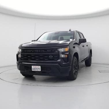 Black 2022 Chevrolet Silverado 1500 Custom