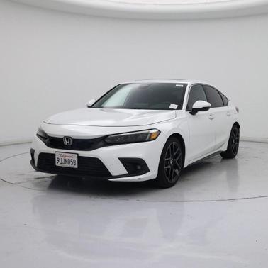 Platinum White Pearl 2024 Honda Civic Sport Touring