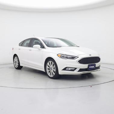 White Platinum Metallic Tri-Coat 2017 Ford Fusion Platinum