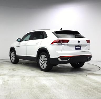 Pure White 2022 Volkswagen Atlas Cross Sport 2.0T SE w/Technology 4MOTION