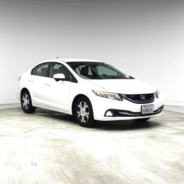 White Orchid Pearl 2014 Honda Civic Hybrid Base