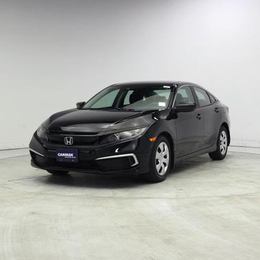 Black 2020 Honda Civic LX
