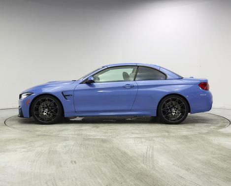 Blue 2018 BMW M4 Base