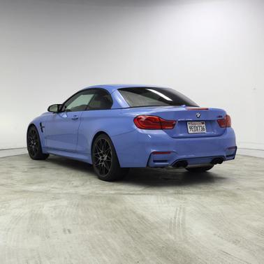Blue 2018 BMW M4 Base