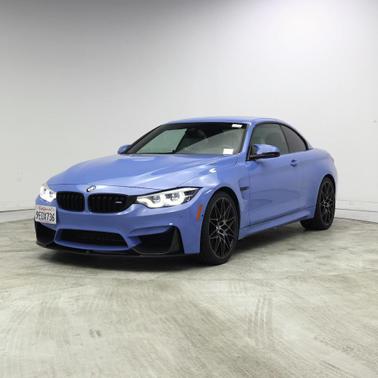 Blue 2018 BMW M4 Base
