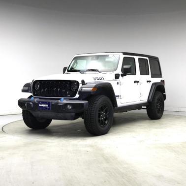 Bright White Clearcoat 2024 Jeep Wrangler 4xe Willys