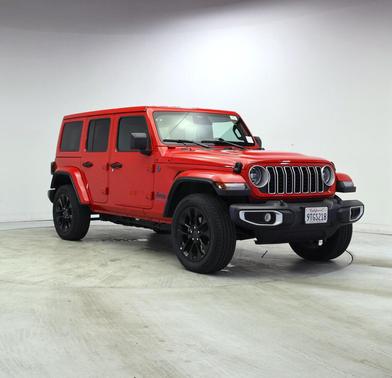 Firecracker Red Clearcoat 2025 Jeep Wrangler 4xe Sahara