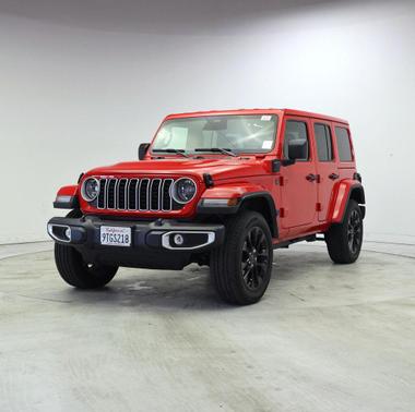 Firecracker Red Clearcoat 2025 Jeep Wrangler 4xe Sahara