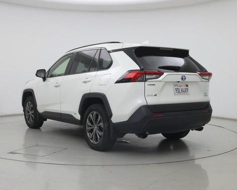 Blizzard Pearl 2022 Toyota RAV4 Hybrid XLE Premium