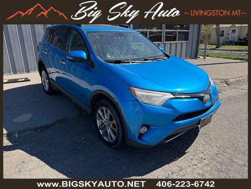 Blue 2016 Toyota RAV4 Limited