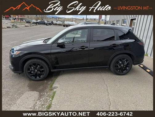 Black 2025 Honda HR-V Sport