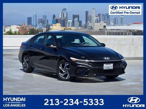 Black 2025 Hyundai ELANTRA SEL Sport