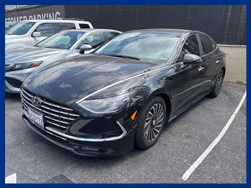 Black 2023 Hyundai SONATA Hybrid SEL