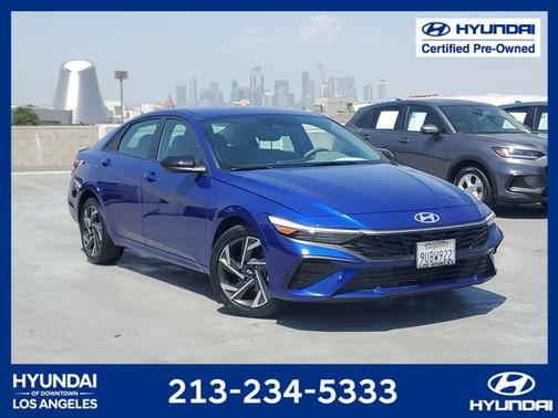 Blue 2025 Hyundai ELANTRA SEL Sport