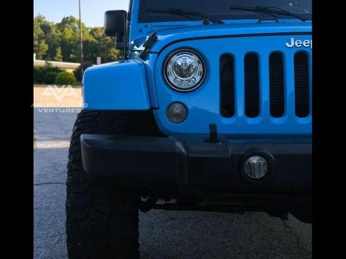 Blue 2017 Jeep Wrangler Unlimited Rubicon