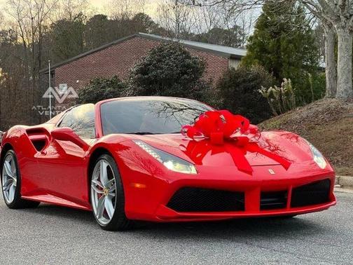 Red 2017 Ferrari 488 Spider Base