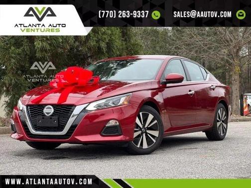 Burgundy 2021 Nissan Altima 2.5 SV
