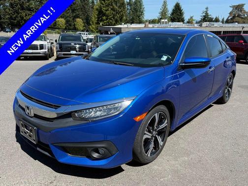 Blue 2017 Honda Civic Touring