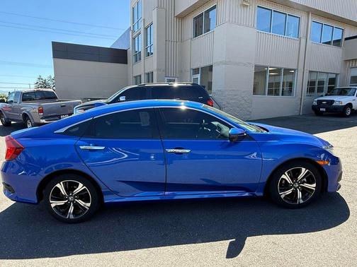 Blue 2017 Honda Civic Touring