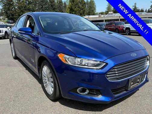 Deep Impact Blue Metallic 2014 Ford Fusion Energi Titanium