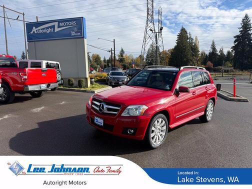 Red 2010 Mercedes-Benz GLK-Class GLK 350 4MATIC