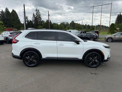 Platinum White Pearl 2024 Honda CR-V Hybrid Sport Touring AWD
