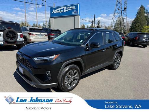 Midnight Black Metallic 2022 Toyota RAV4 Hybrid Limited