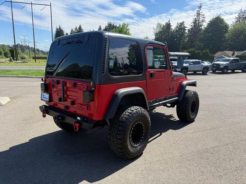 Flame Red Clear Coat 1999 Jeep Wrangler Sport