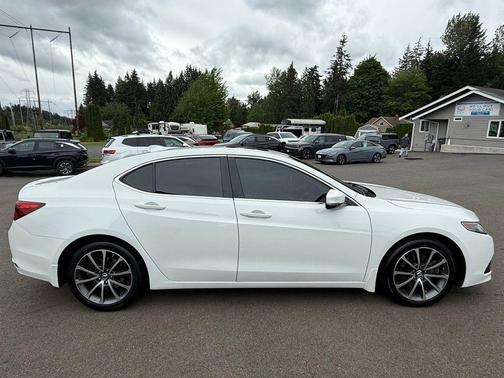 White 2017 Acura TLX V6 w/Advance Package