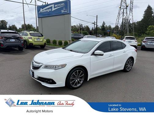 White 2017 Acura TLX V6 w/Advance Package