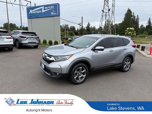 Lunar Silver Metallic 2017 Honda CR-V EX-L