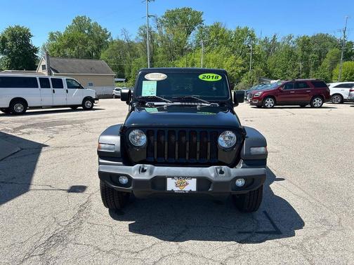 Black Clear Coat 2018 Jeep Wrangler Unlimited Sport
