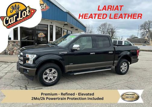 Shadow Black 2017 Ford F-150 Lariat