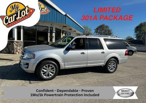 Ingot Silver 2017 Ford Expedition EL Limited