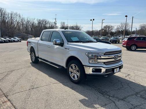 White Platinum Metallic Tri-Coat 2019 Ford F-150 Lariat