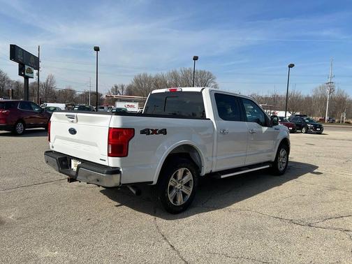 White Platinum Metallic Tri-Coat 2019 Ford F-150 Lariat