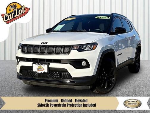 Bright White Clear Coat 2022 Jeep Compass Latitude