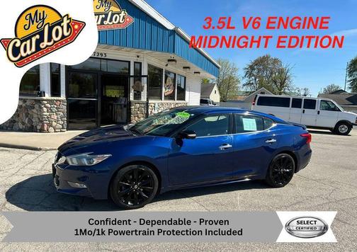 Deep Blue Pearl 2017 Nissan Maxima 3.5 SR