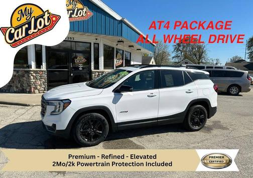 White Frost Tricoat 2022 GMC Terrain AT4