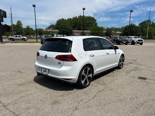 Pure White 2016 Volkswagen Golf GTI 2.0T Autobahn w/Performance Package 4-Door