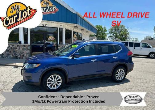 Caspian Blue 2017 Nissan Rogue SV