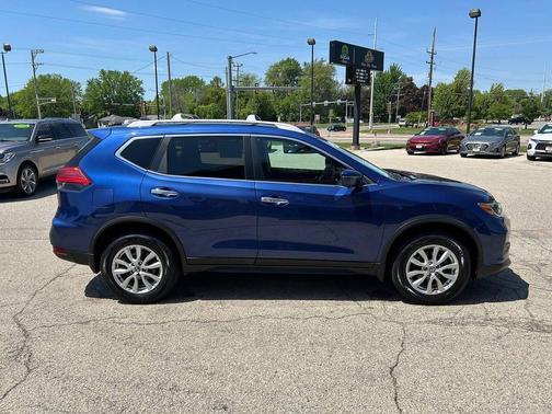 Caspian Blue 2017 Nissan Rogue SV