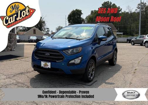 Lightning Blue 2018 Ford EcoSport SES