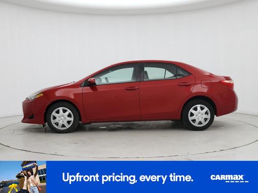 Red 2017 Toyota Corolla LE