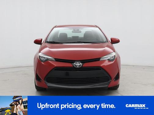 Red 2017 Toyota Corolla LE