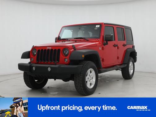 Red 2015 Jeep Wrangler Unlimited Sport