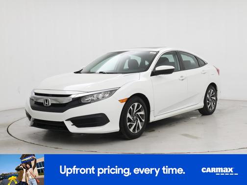 White 2017 Honda Civic EX