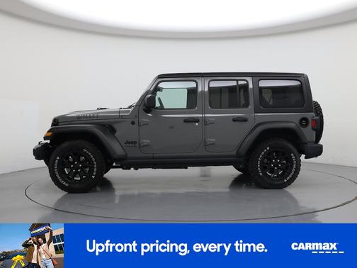 Gray 2022 Jeep Wrangler Unlimited Willys