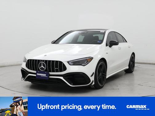 White 2020 Mercedes-Benz AMG CLA 45